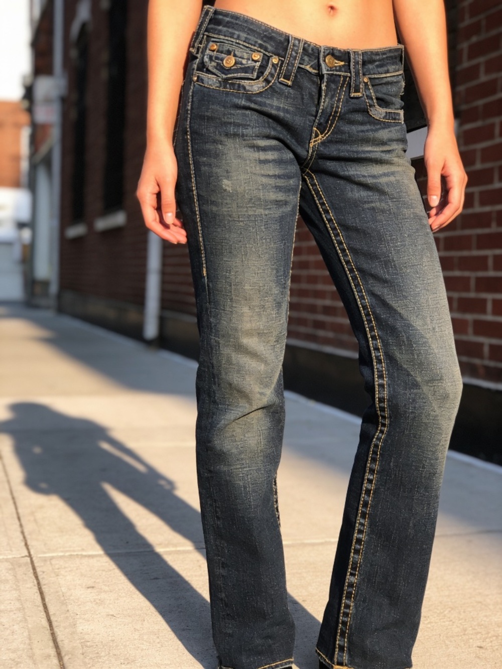 New True Religion Boot Cut Denim Size 27